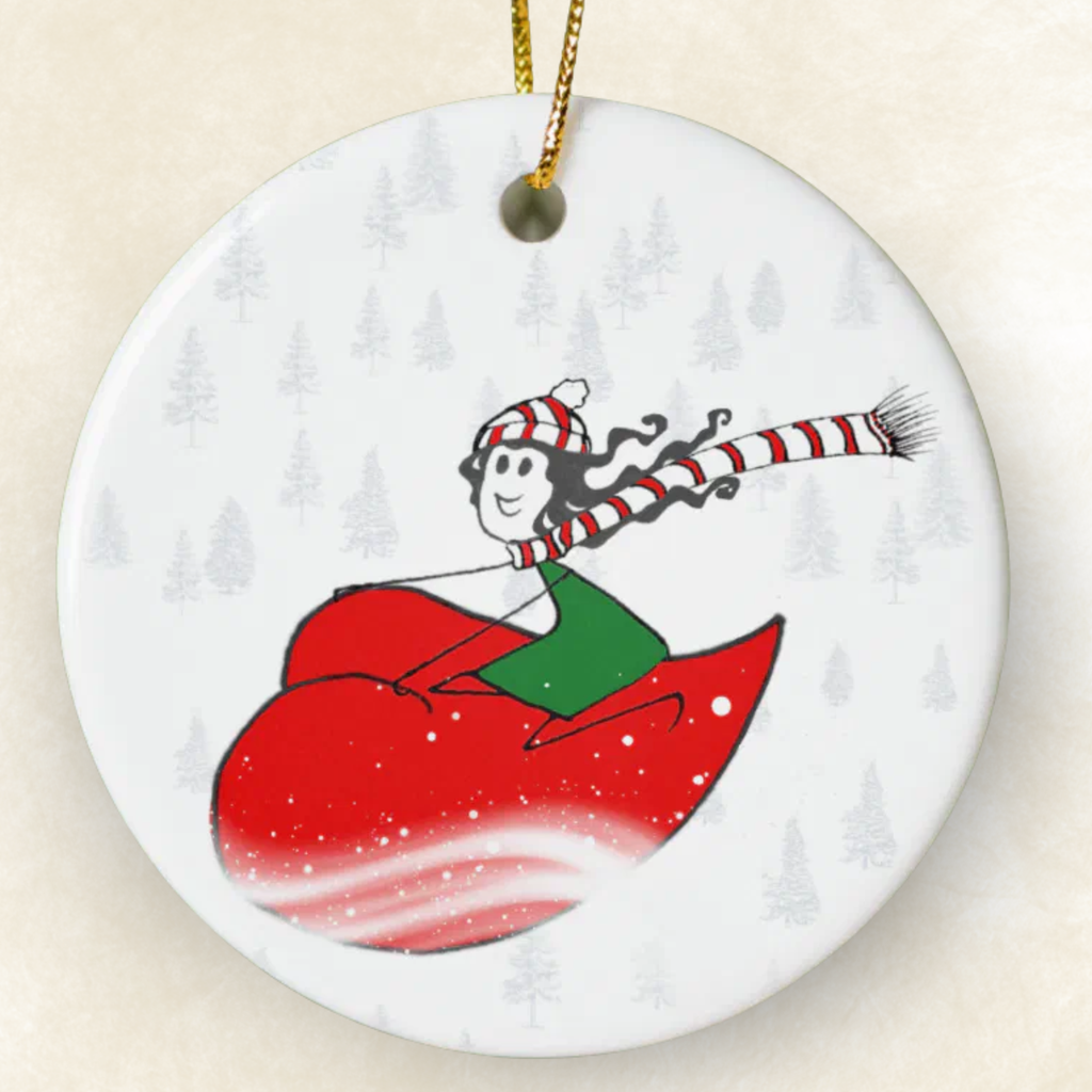 Dashing Through the Snow | Loreen Loves Holiday Ornament