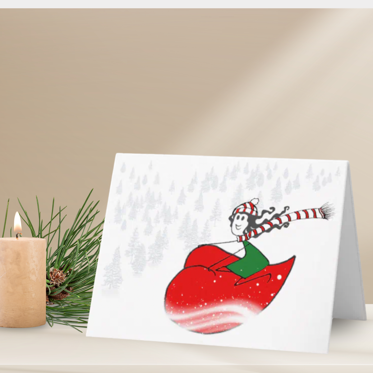 Dashing Through the Snow | Loreen Loves Greeting Card
