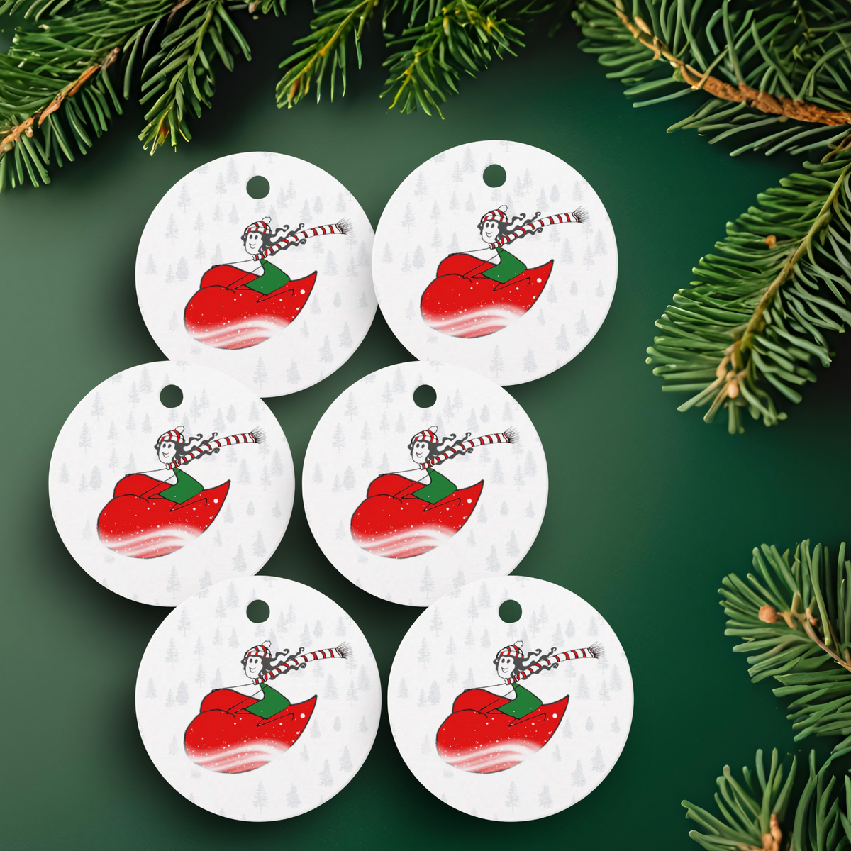 Dashing Through the Snow | Loreen Loves Holiday Gift Tags