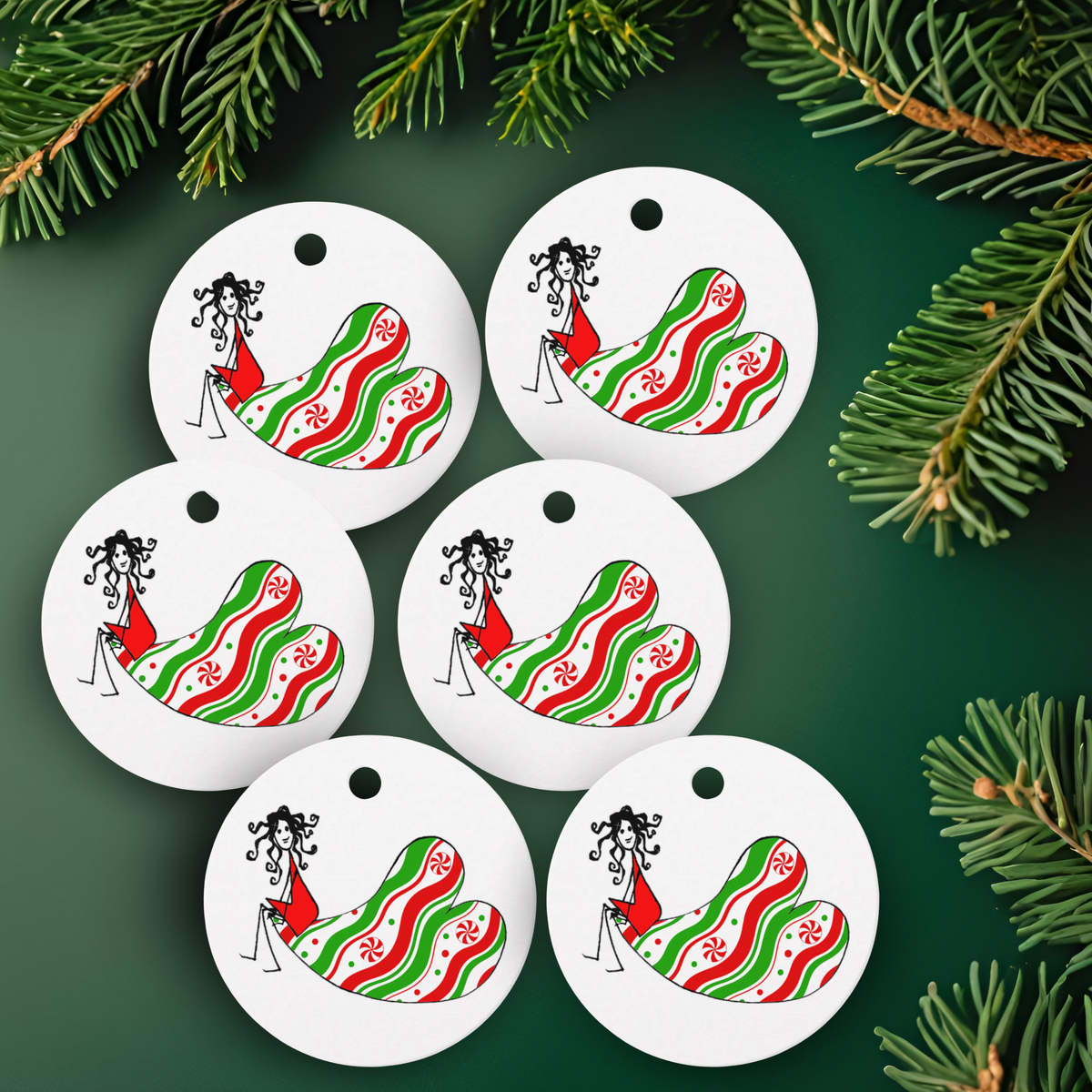 Peppermint Wishes | Loreen Loves Holiday Gift Tags