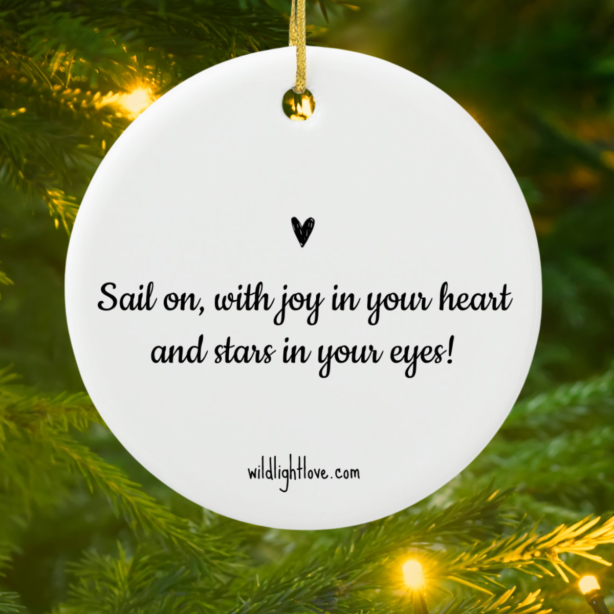 Christmas Wishes Afloat | Loreen Loves Holiday Ornament