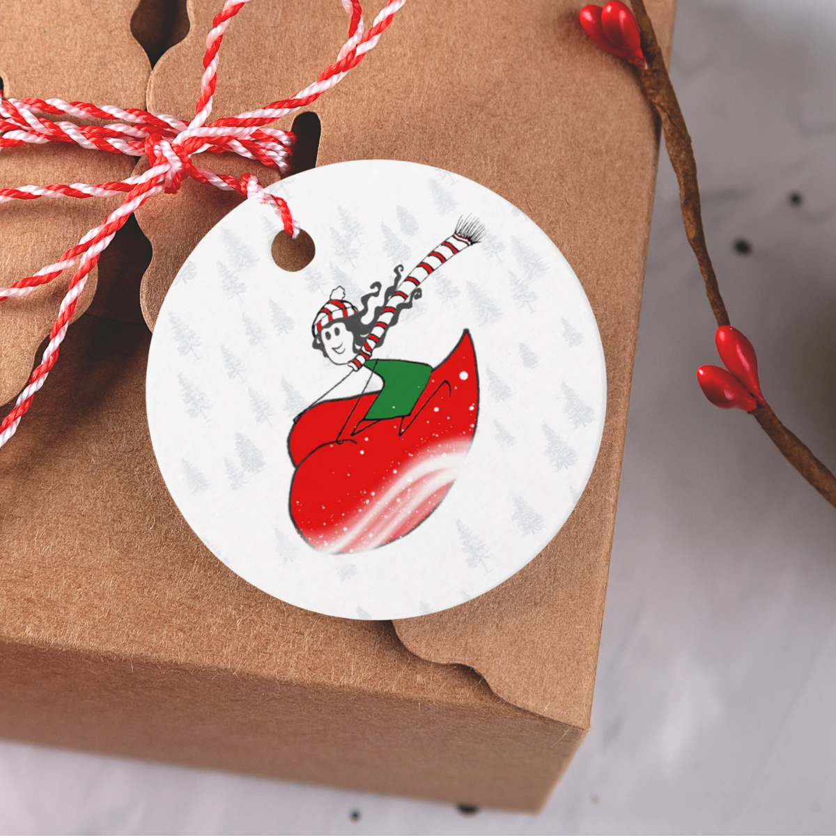 Dashing Through the Snow | Loreen Loves Holiday Gift Tags