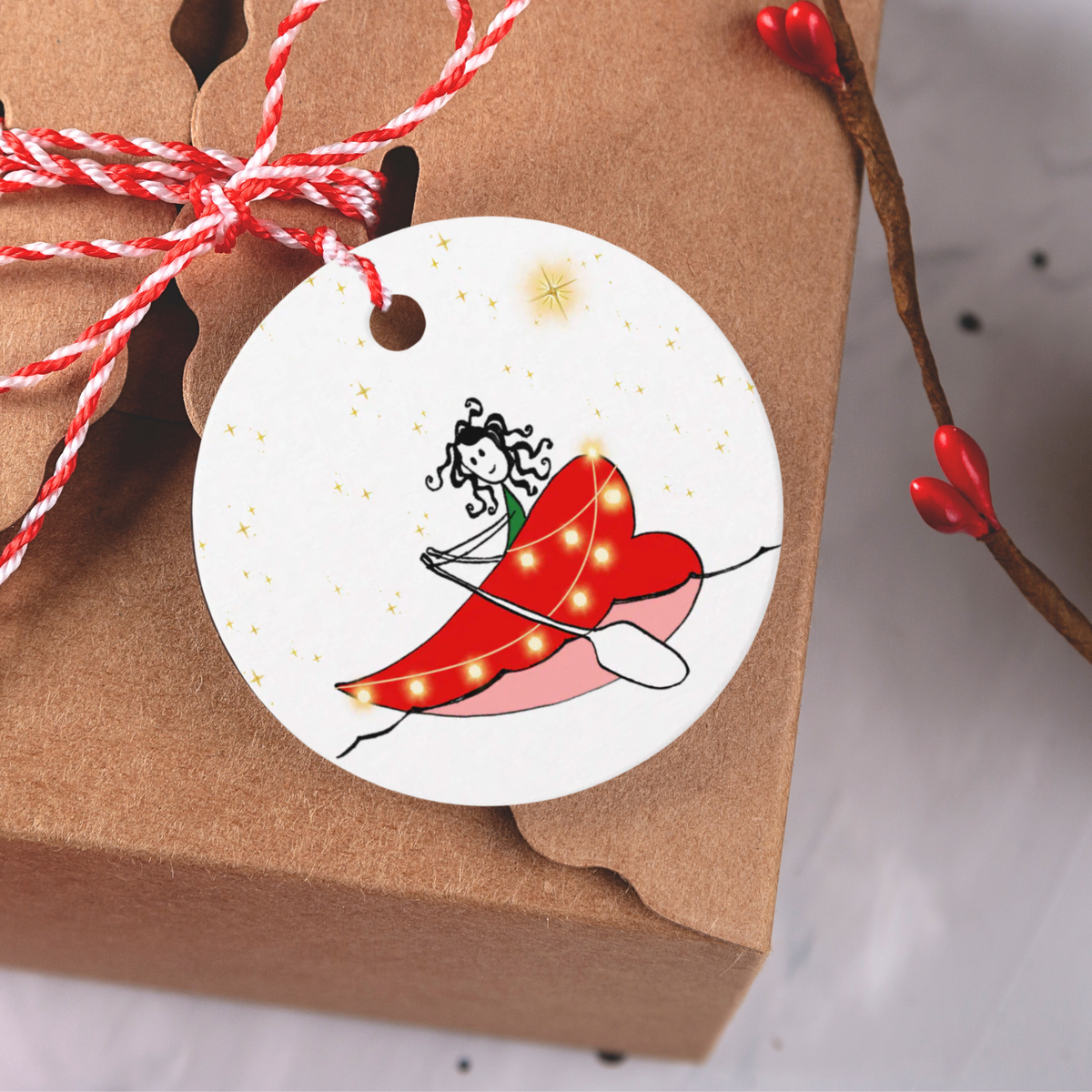 All Hearts Aglow | Loreen Loves Holiday Gift Tags