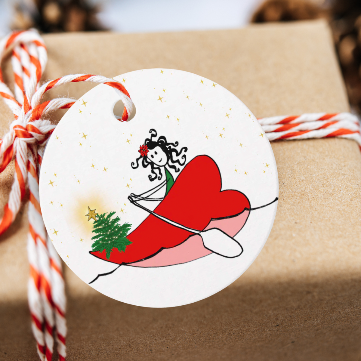 Christmas Wishes Afloat | Loreen Loves Holiday Gift Tags