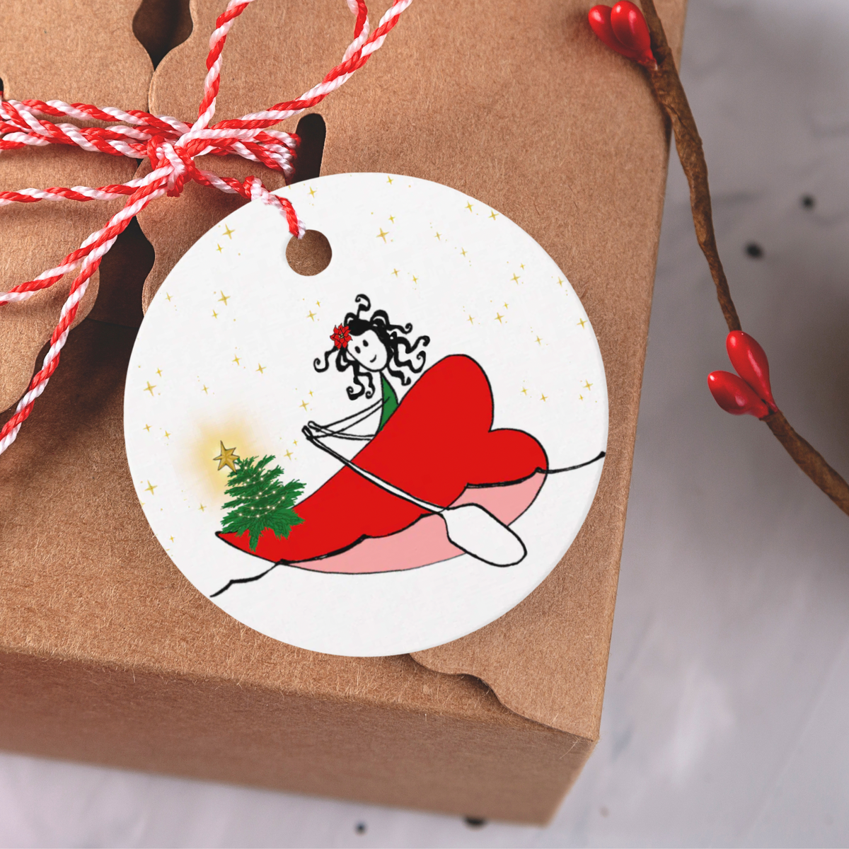 Christmas Wishes Afloat | Loreen Loves Holiday Gift Tags