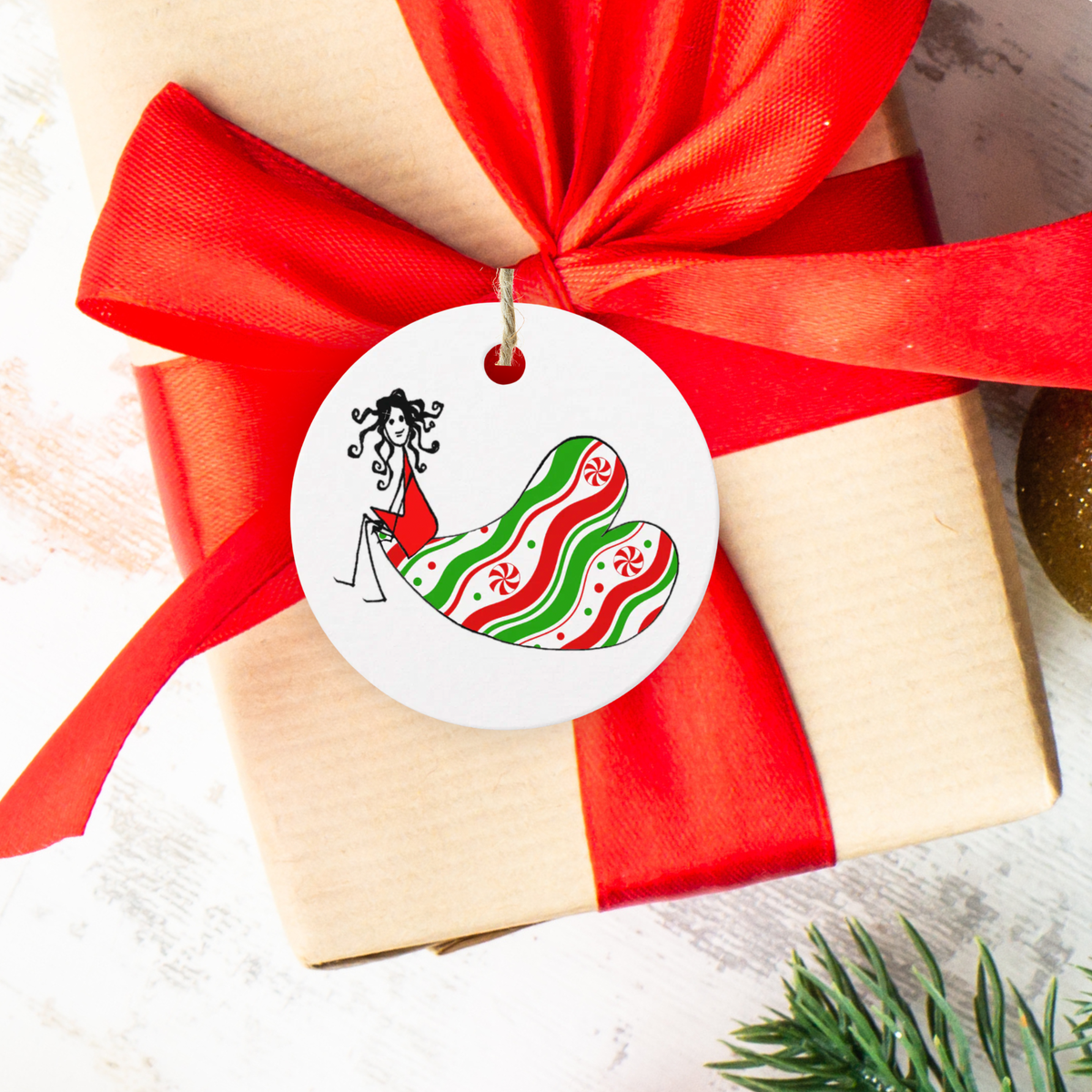 Peppermint Wishes | Loreen Loves Holiday Gift Tags