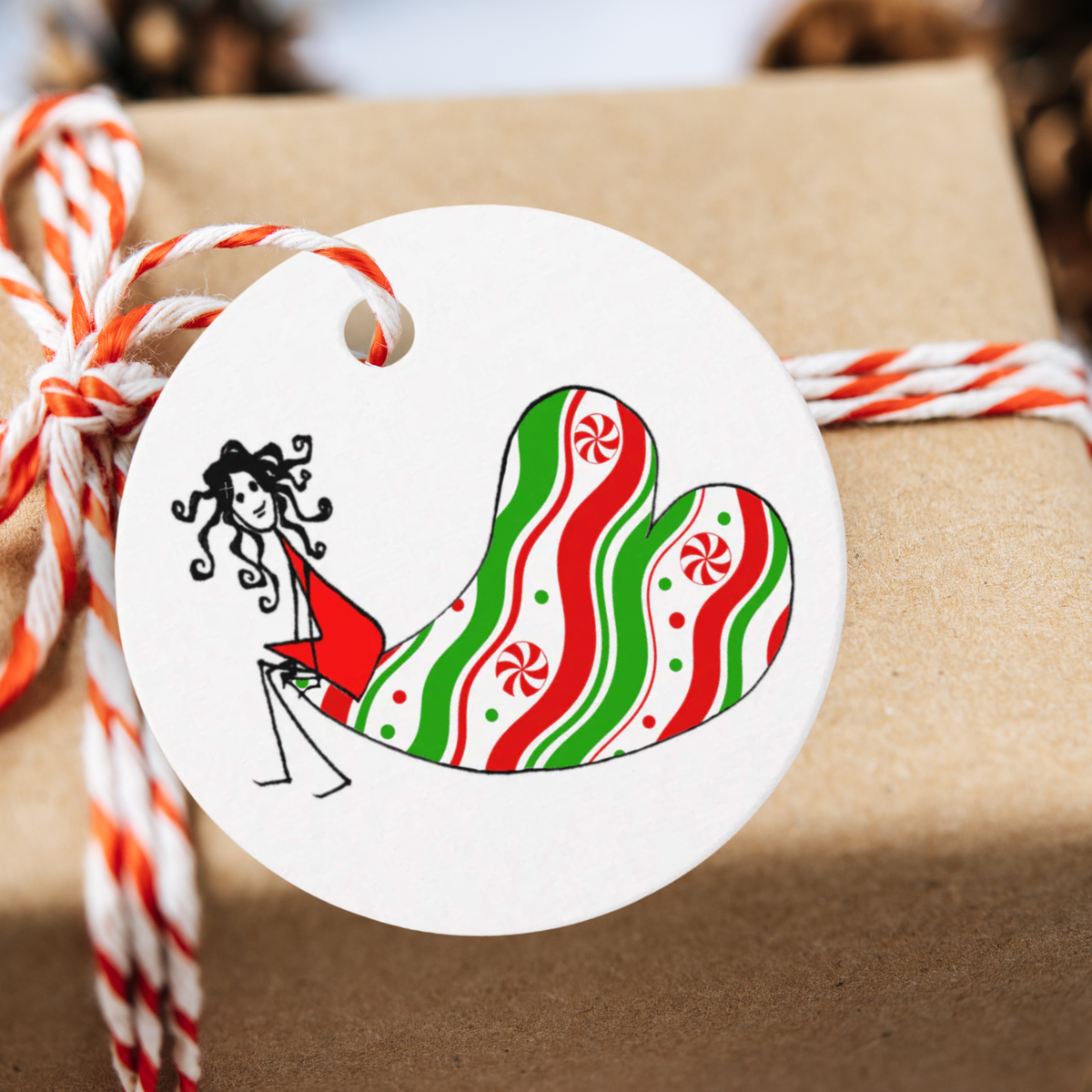 Peppermint Wishes | Loreen Loves Holiday Gift Tags