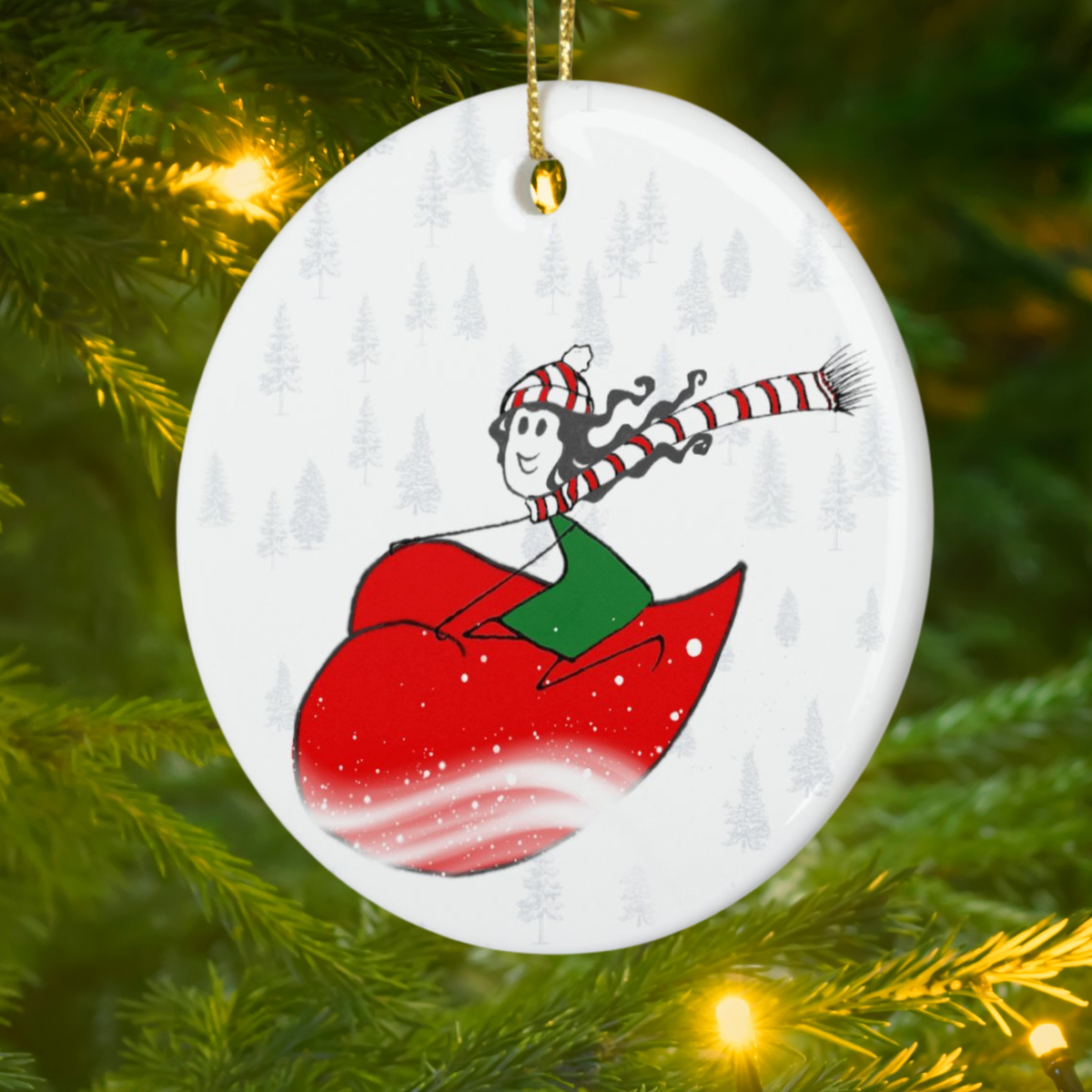 Dashing Through the Snow | Loreen Loves Holiday Ornament