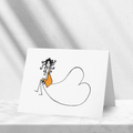 A Little More Fire: Orange, Loreen Loves Note Card